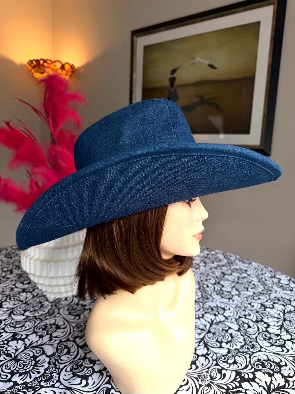 Canyon Trails Blue Denim Cowboy Cowgirl Western Hat